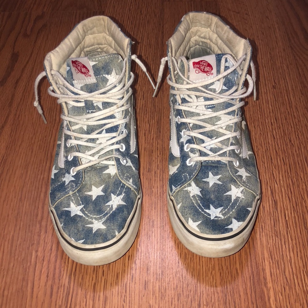 RARE* American Flag Hi-top Vans